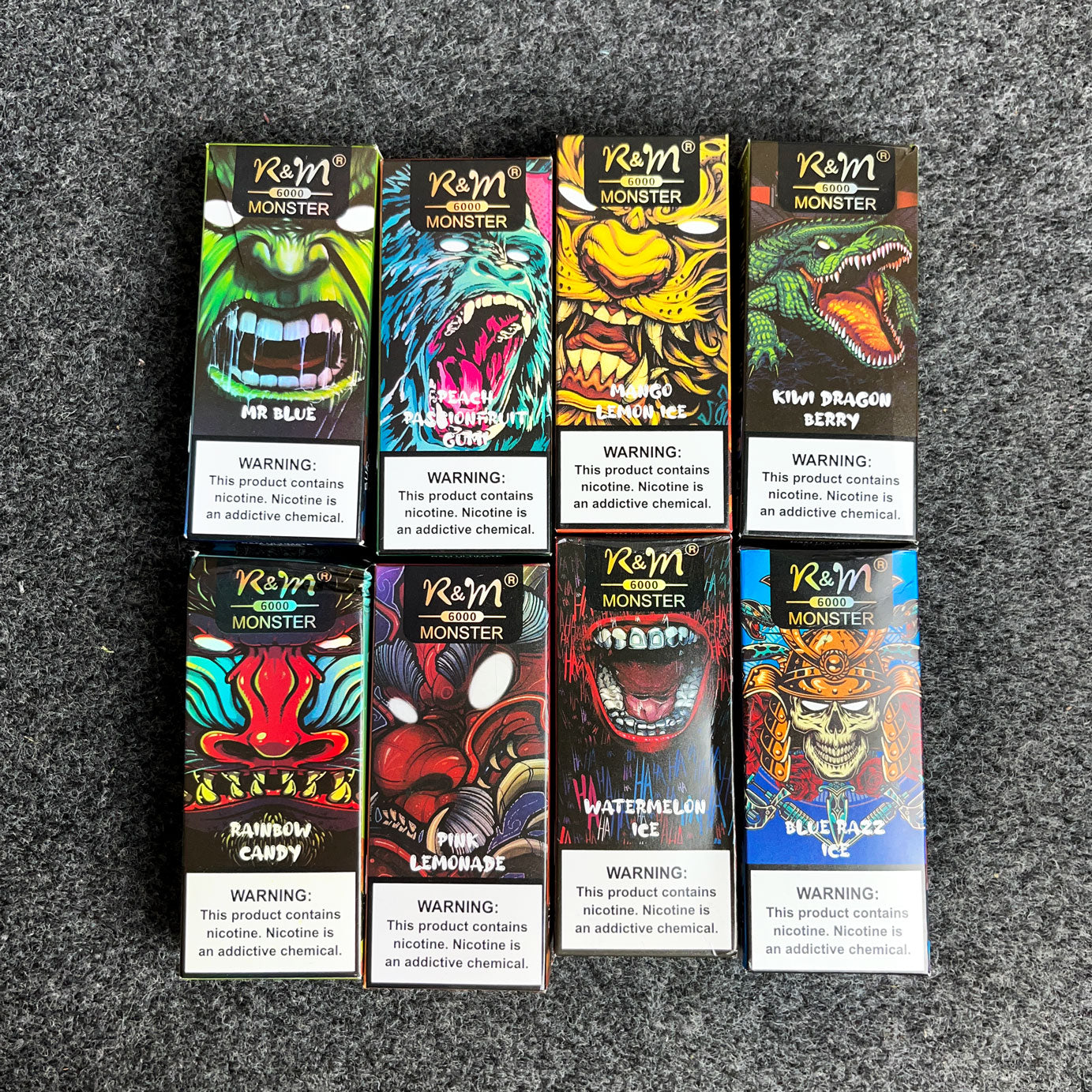 R&M MONSTER Disposable Vape - 6000 Puffs  vapevilla