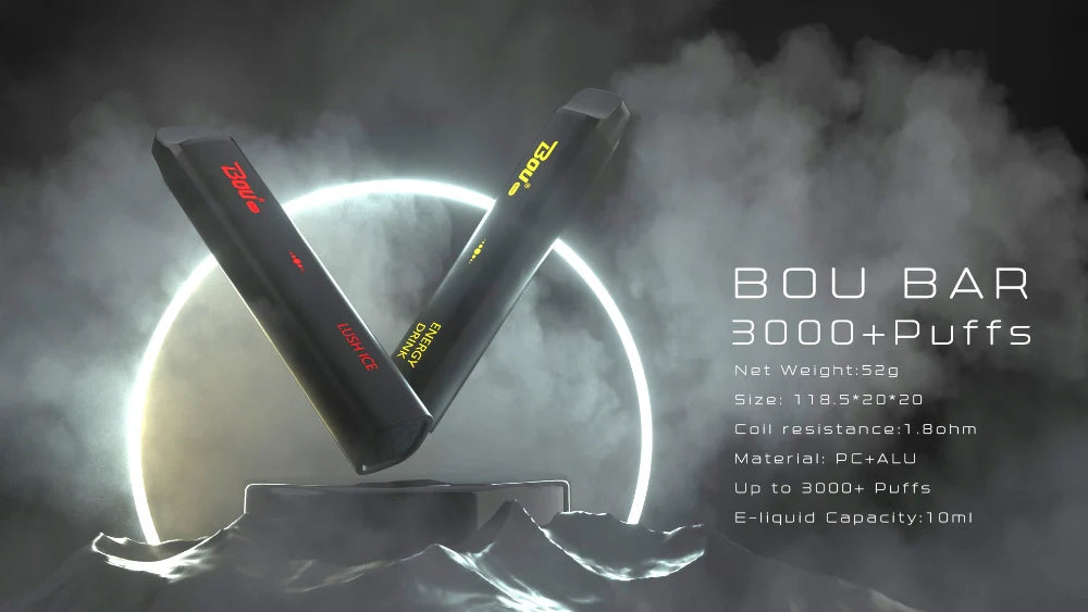 Bou Pod Bar 50mg Nic - 3000 Puffs  vapevilla