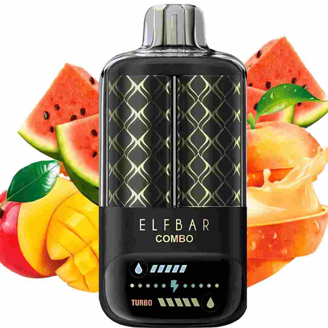 Elf Bar Combo Dual Flavour with Smart Screen (25000 Puffs)  vapevilla