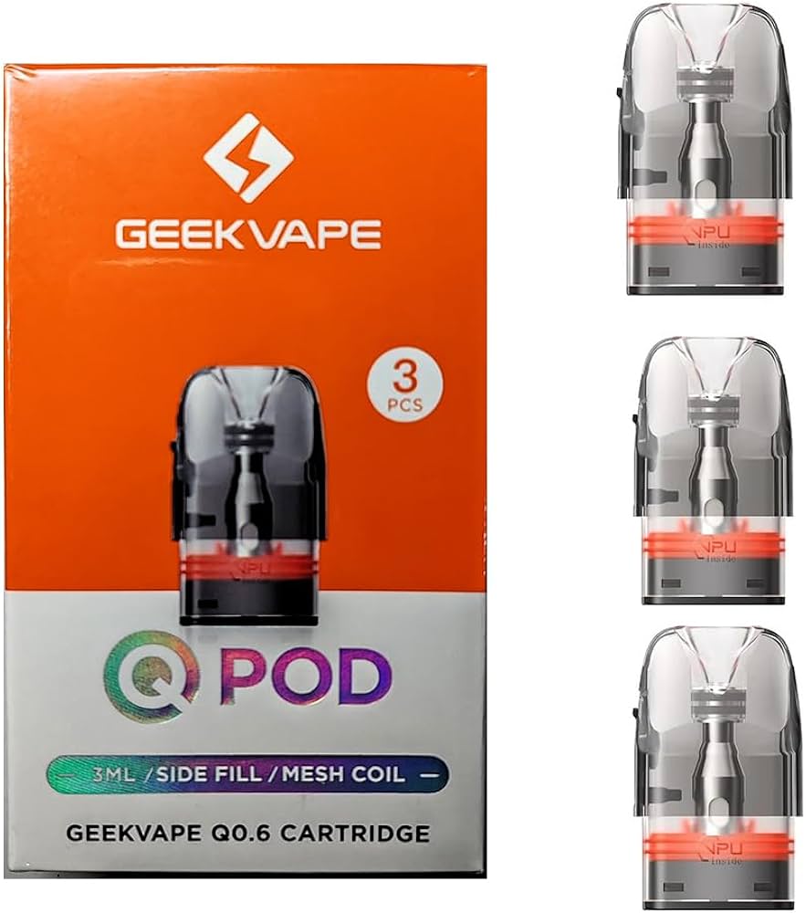 GEEKVAPE Q Pod 3ml (Side Fill) for GeekVape Sonder Q 2 / Digi Max / Wenax Q Pro - 1Pcs