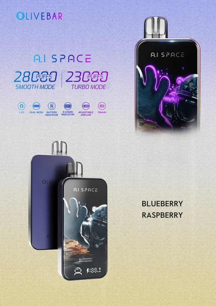 olive bar vape Olivebar AI Space 28000 Puffs