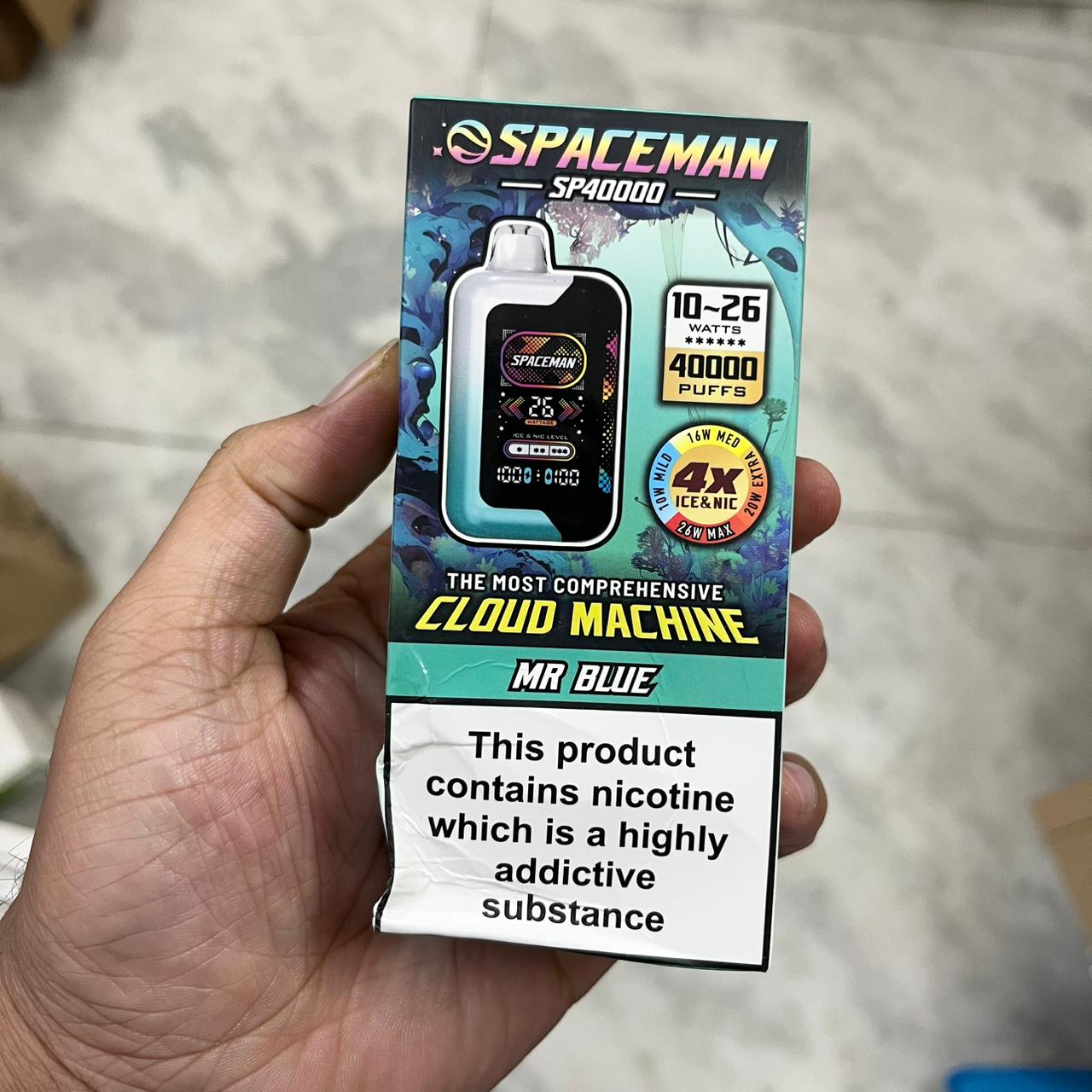 Spaceman Cloud Machine Adjustable Ice-Nic Vape