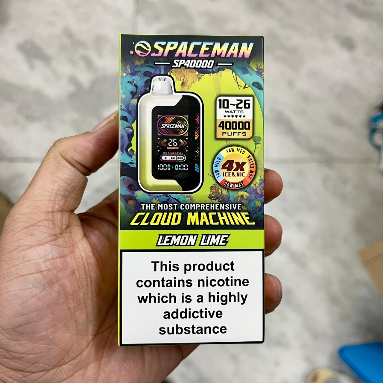 Spaceman Cloud Machine Adjustable Ice-Nic Vape