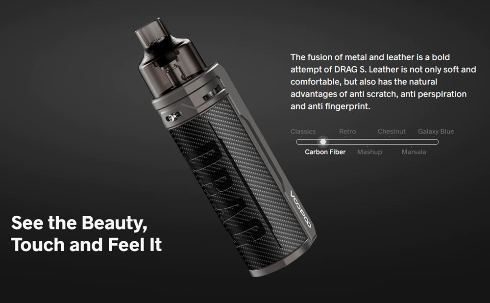 VOOPOO DRAG S MOD POD KIT with Free Battery & Flavour (Without Box) vapevilla VOOPOO DRAG S MOD POD KIT with Free Battery & Flavour (Without Box) vapevilla