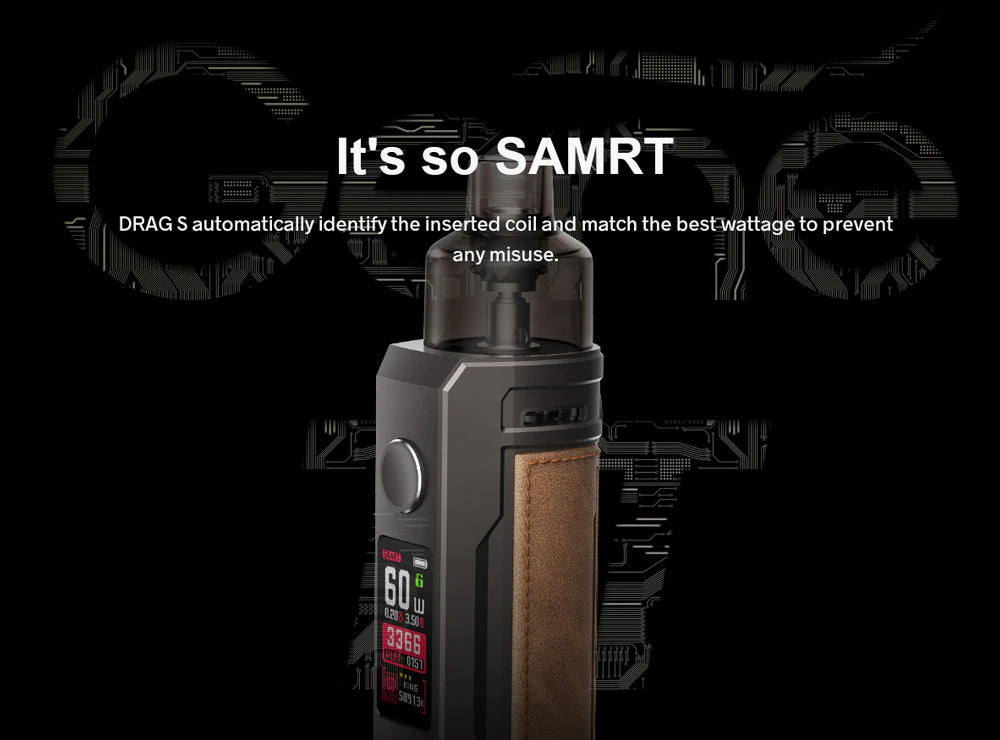 VOOPOO DRAG S MOD POD KIT with Free Battery & Flavour (Without Box)