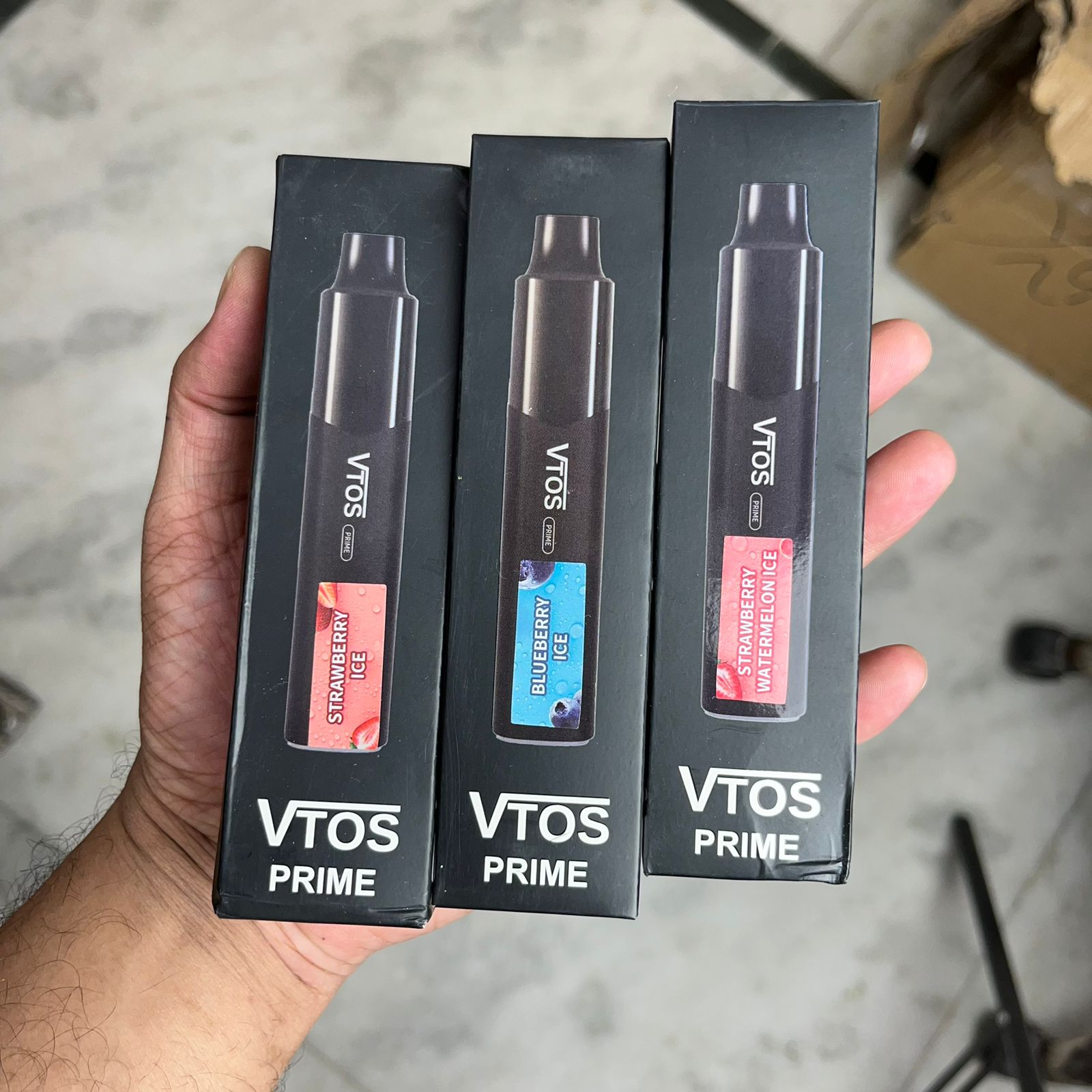 VTOS Prime Type-C Rechargeable Vape (5% NIc) - 8000 Puffs