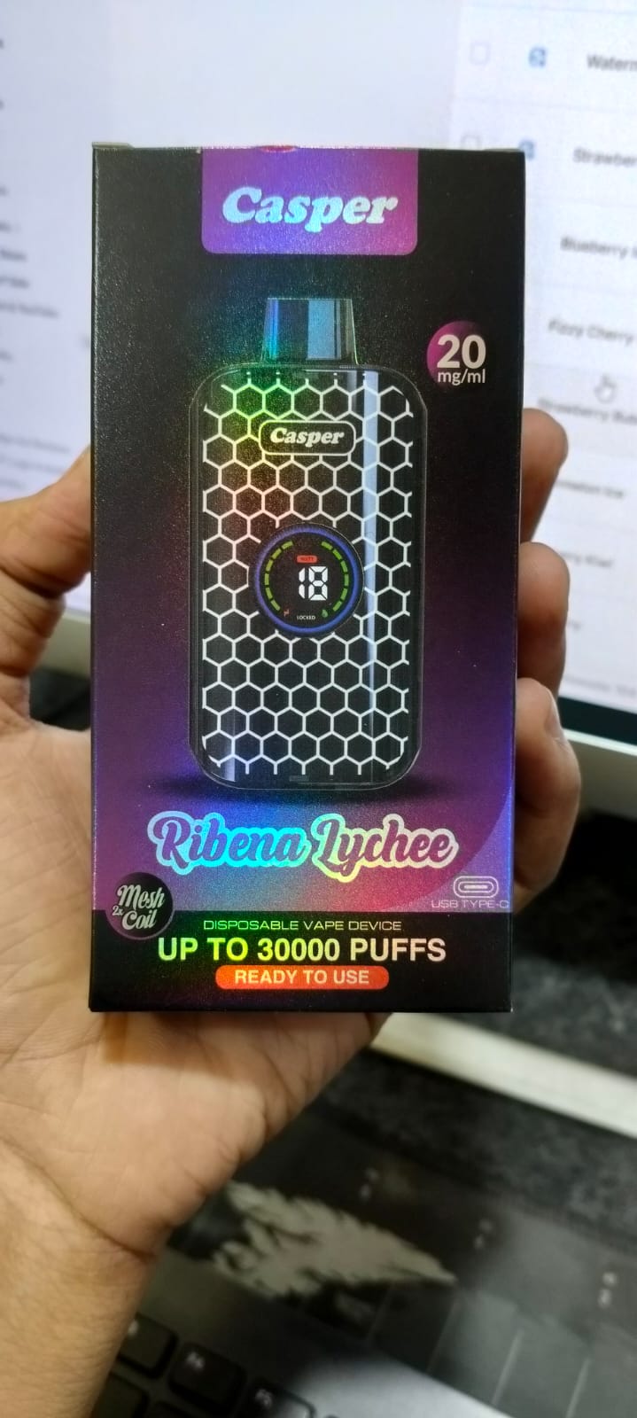 CASPER 30K Disposable Vape – 30,000 Puffs