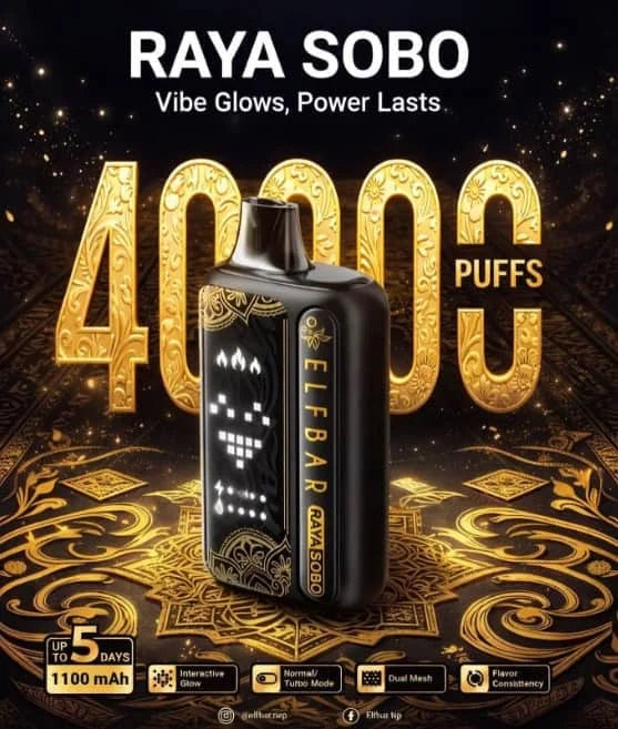 Elf Bar Raya Sobo 40k puffs