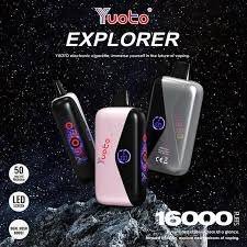 Yuoto Explorer 16000 puffs  Rechargeable Vape