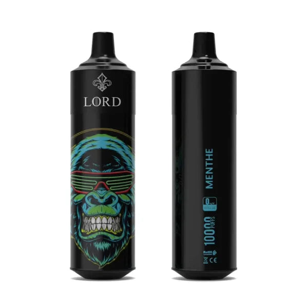 Puff 10000 sans nicotine Lord 20 ml Menthe(Without Box) vapevilla Puff 10000 sans nicotine Lord 20 ml Menthe(Without Box) vapevilla