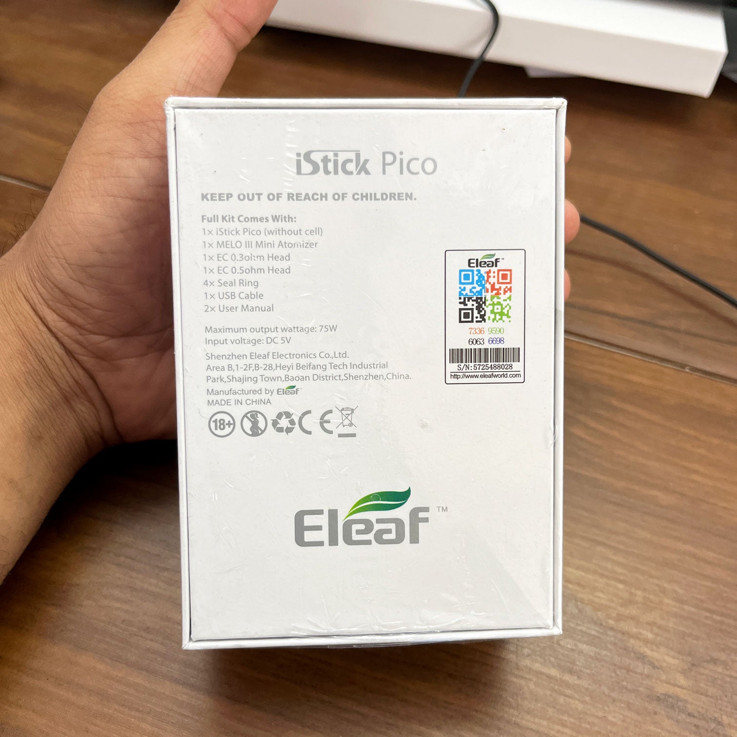 Eleaf iStick Pico Reusable Vape with Free Juice & Battery - 75W vapevilla Eleaf iStick Pico Reusable Vape with Free Juice & Battery - 75W vapevilla